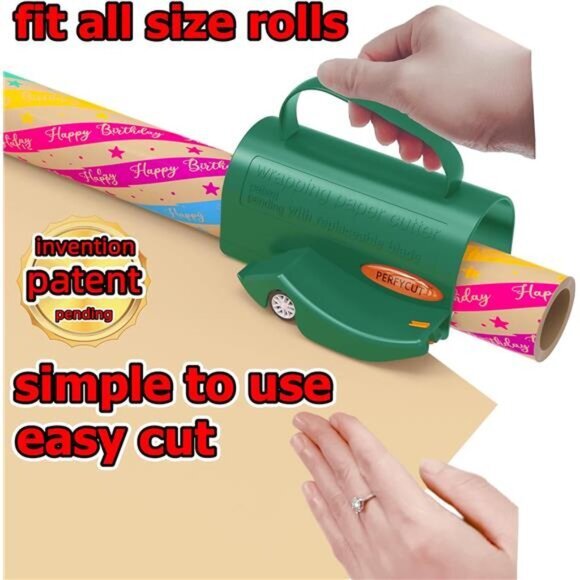 3 Pcs Wrapping Paper Roll Cutter Tool Replaceable Blade Kit Gift Wrapping - Picture 2 of 6